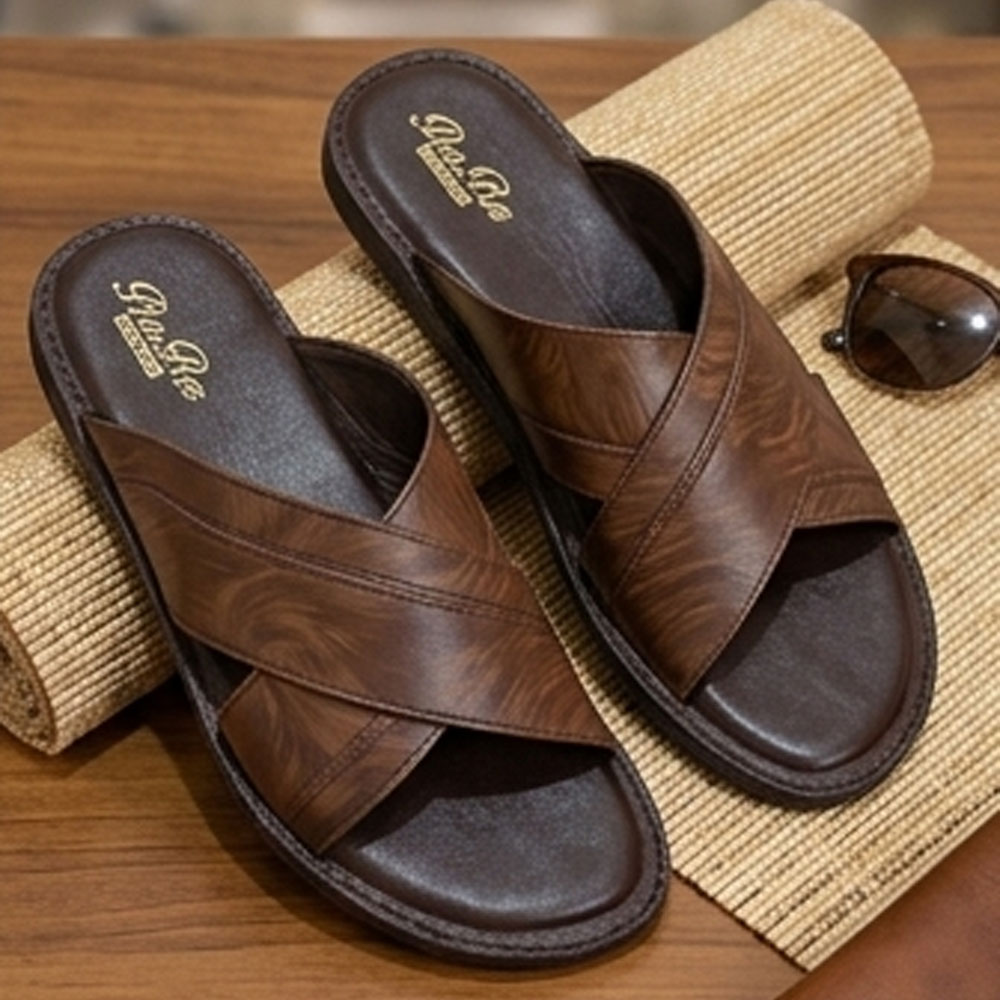 Stitched Cross-Strap Slide - Image 3