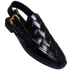Square-Weave Peshawari Chappal