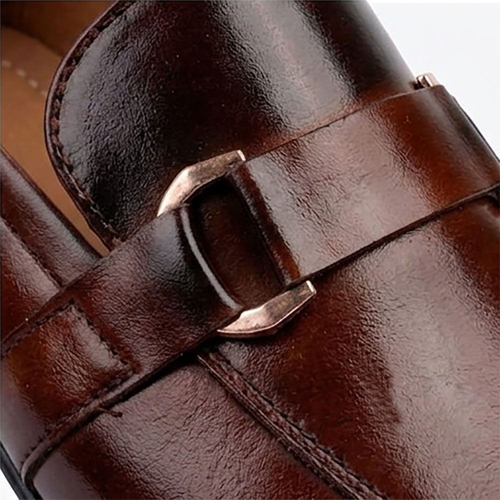 Chiselled-Toe Buckle Loafer - Image 3