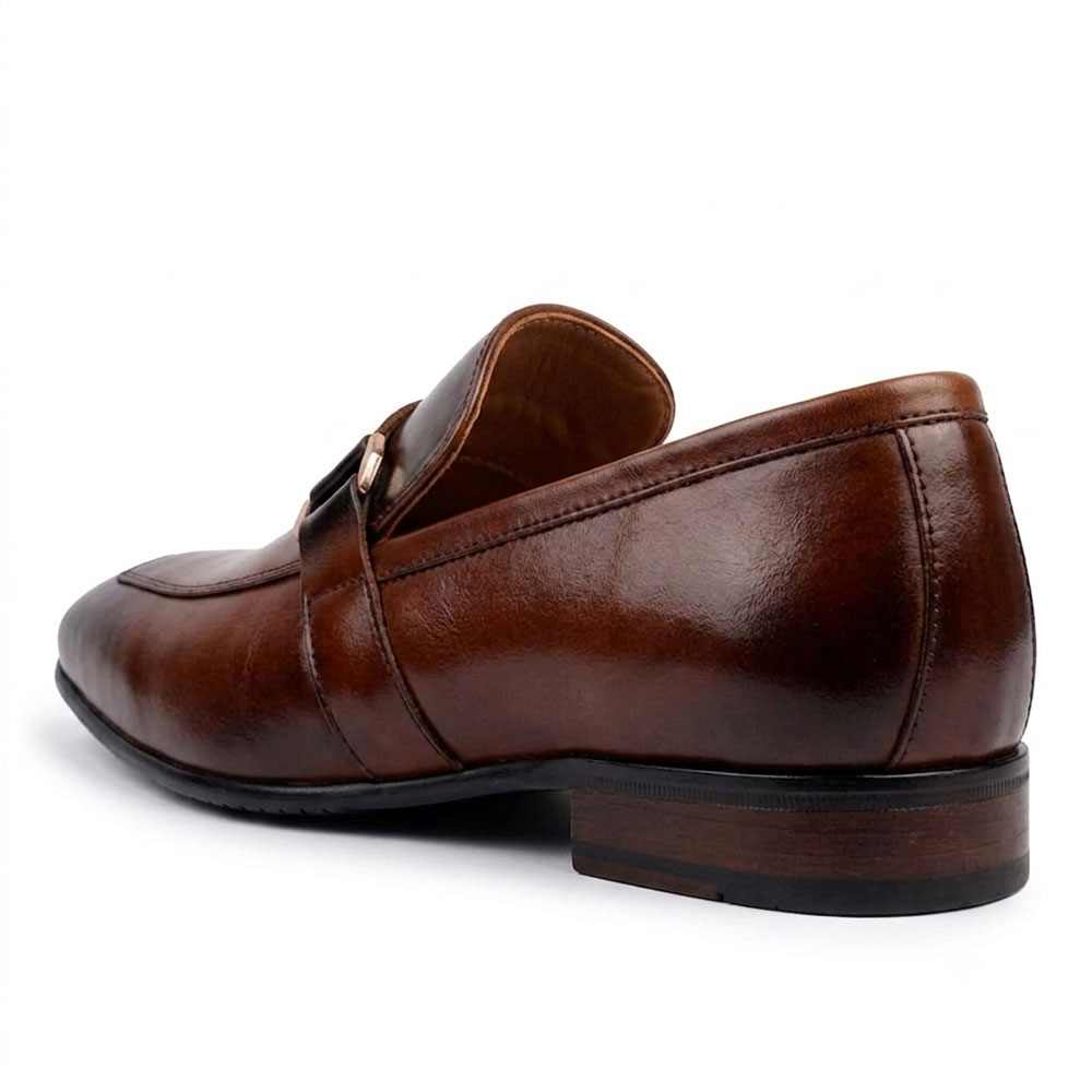 Chiselled-Toe Buckle Loafer - Image 2