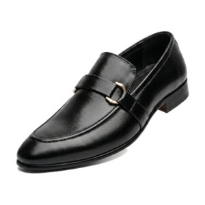 Laser-Cut Buckle Loafer